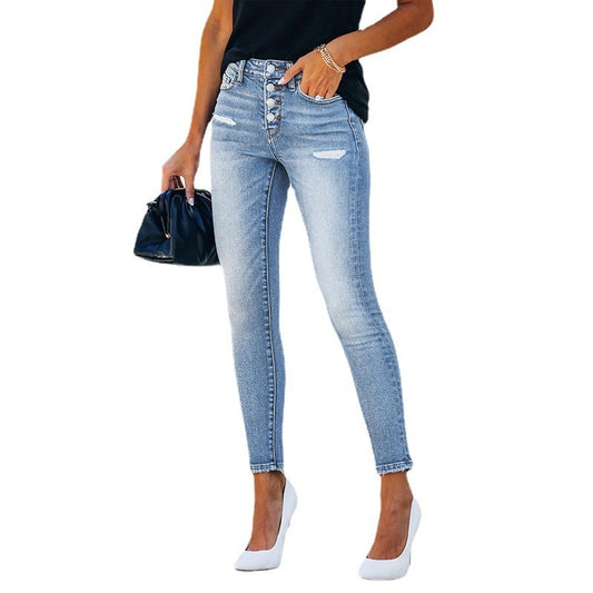 Trend Blue Hight Waist Jeans (finns i fler färger)