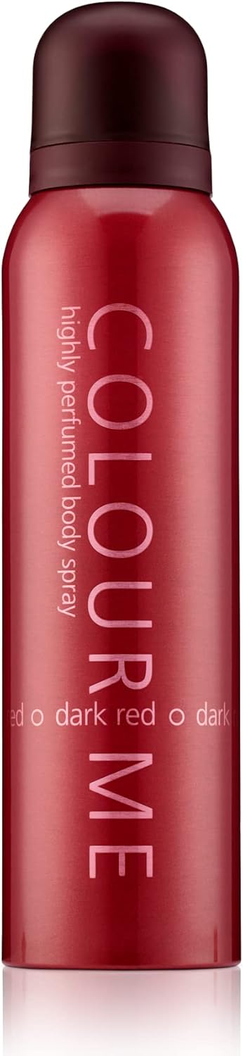 Colour Me Dark Red - Fragrance for Him and Her - 150ml Body Spray, by Milton-Lloyd