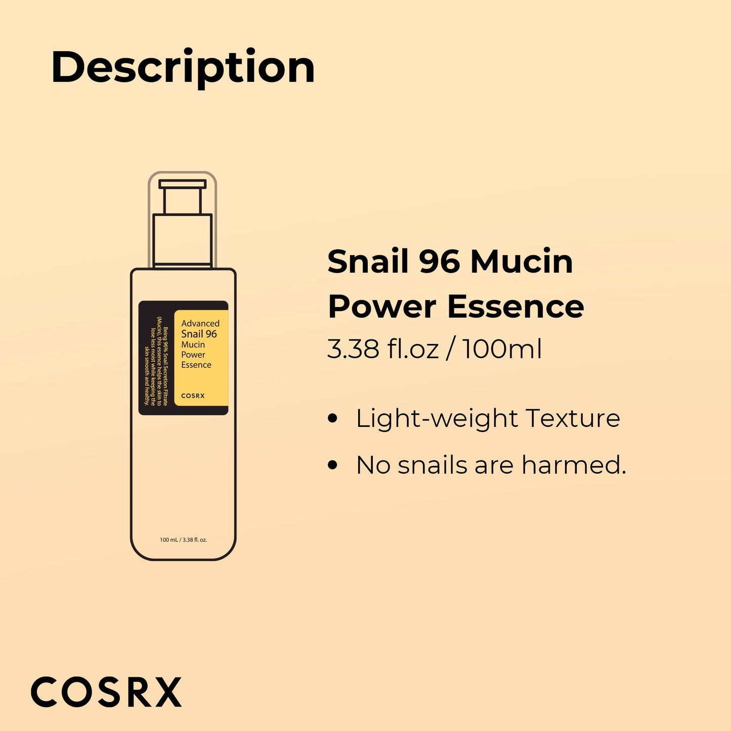 Advanced Snail 96 Mucin Power Essence, 100 ml