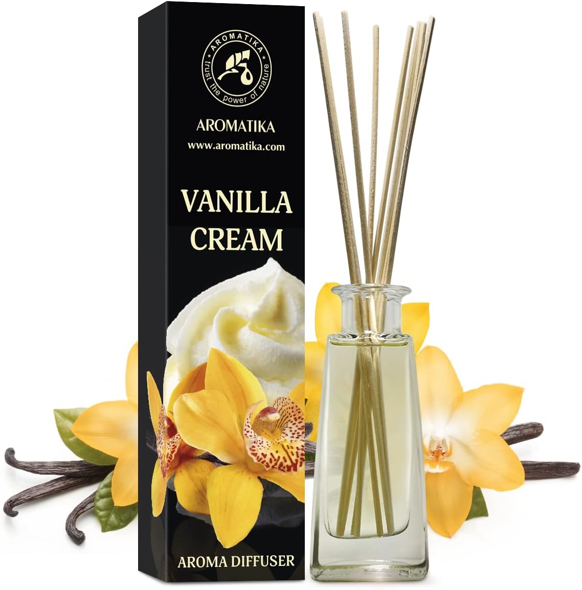 Vanilla Cream Aroma Diffuser 100ml -Room Fragrance