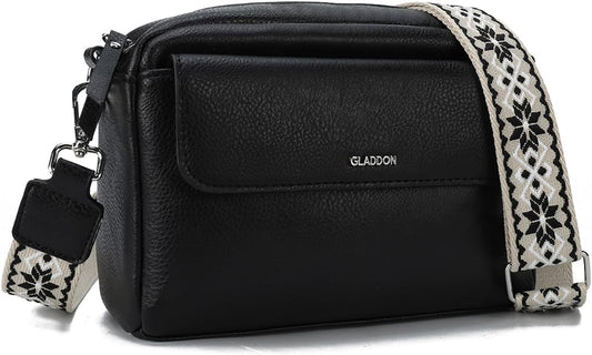 axelväska dam, crossbody PU-läder