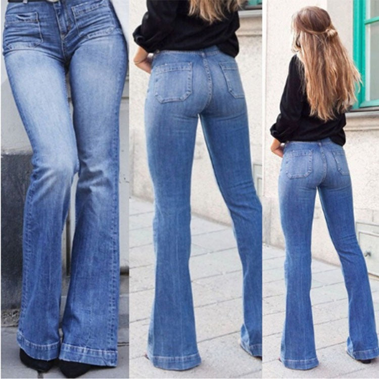 Jeans Stretch High Waist Vintage (finns i fler färger,st.s-3xl)