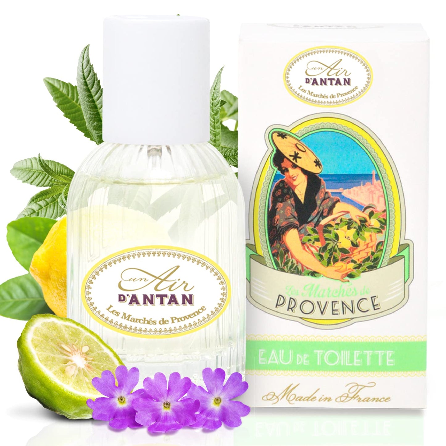 Un Air d'Antan Provence Bergamott Parfym 55mL - Damparfym med Verbena & Citron - Cruelty Free