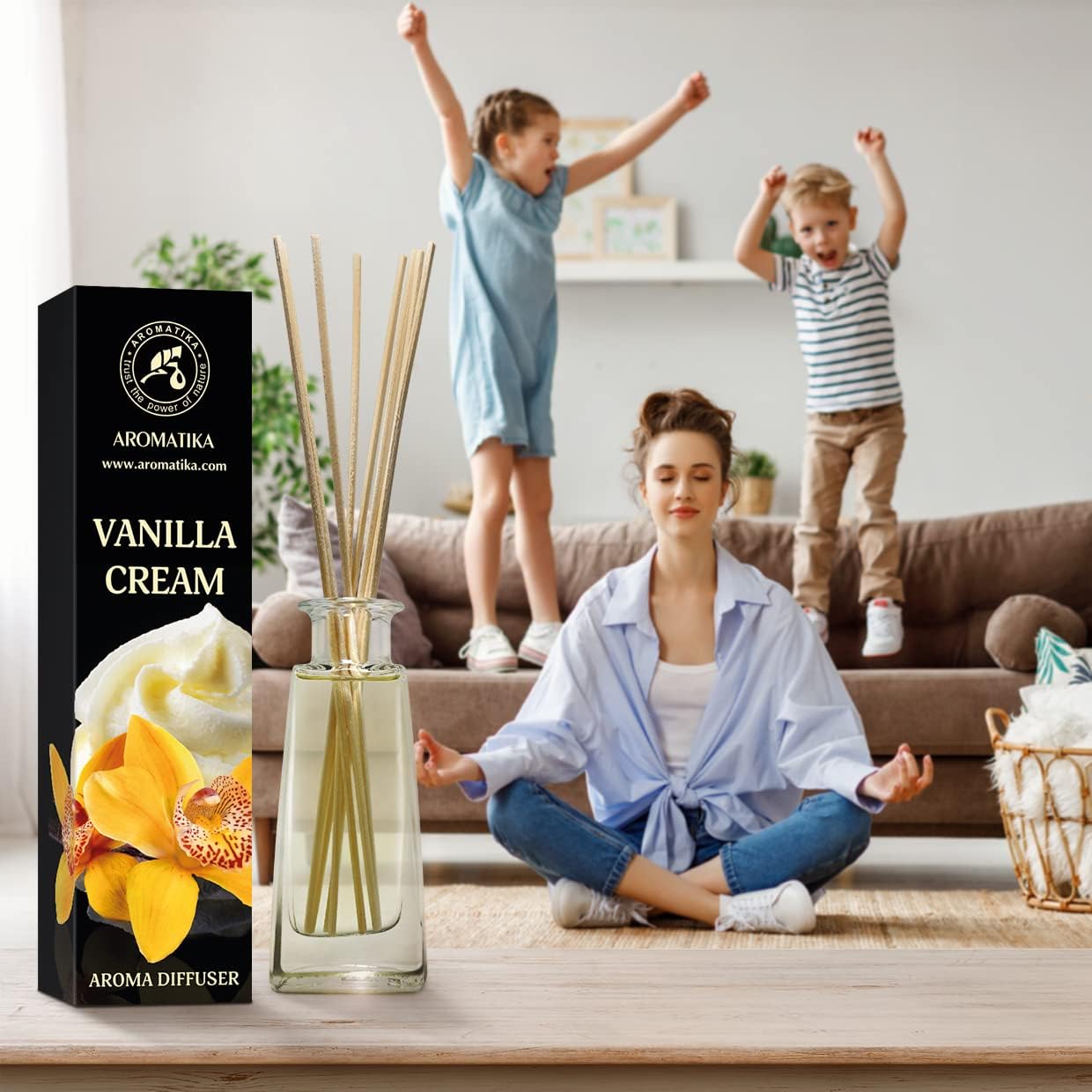 Vanilla Cream Aroma Diffuser 100ml -Room Fragrance