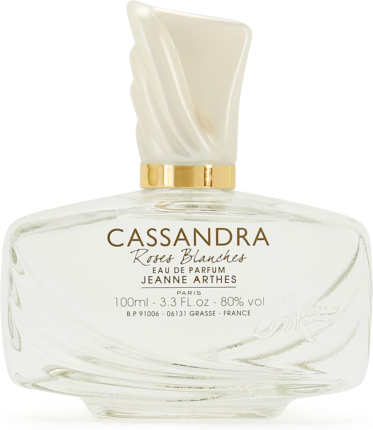 JEANNE ARTHES - Damparfym Cassandra vita rosor - Eau de Parfum - sprayflaska 100 ml - tillverkad i Frankrike