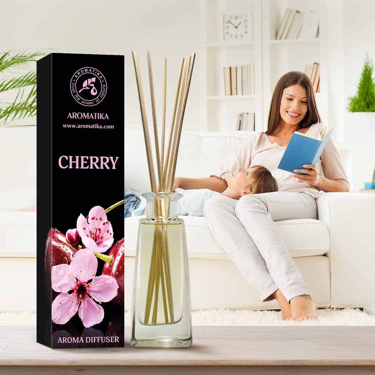 Cherry Aroma Diffuser 100ml - Room Fragrance