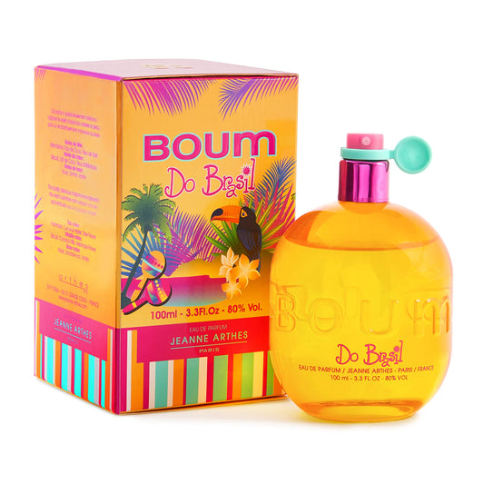 JEANNE ARTHES - Eau de Parfum dam - Boum Do Brazil - Floral - Fleur de Tiaré et Musc - tillverkad i Frankrike med Grasse - damgåva - sprayflaska 100 ml