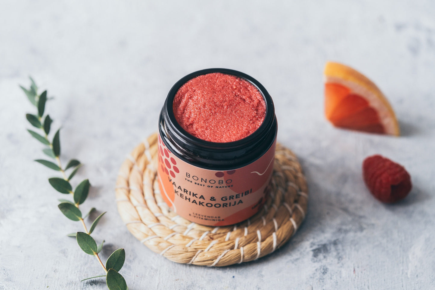 Body Scrub — Raspberry and Grapefruit